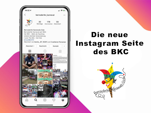 Instagramseite des BKC