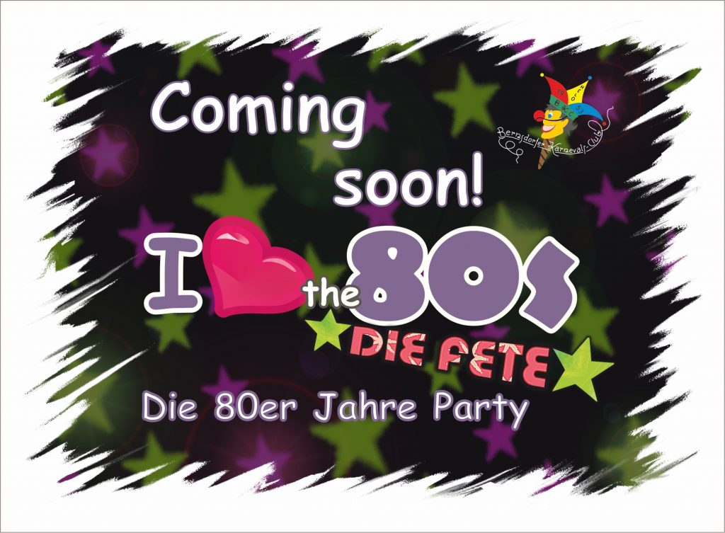 I love the 80's - Die Fete