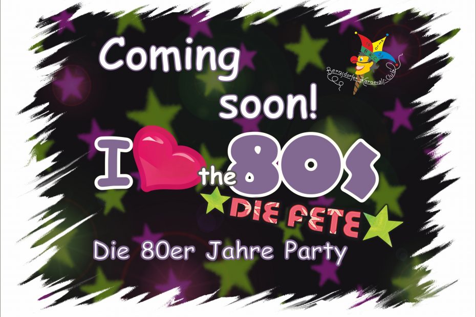 I love the 80's - Die Fete